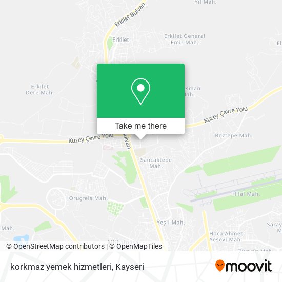 korkmaz yemek hizmetleri map