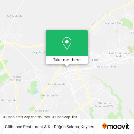 Gülbahçe Restaurant & Kır Düğün Salonu map