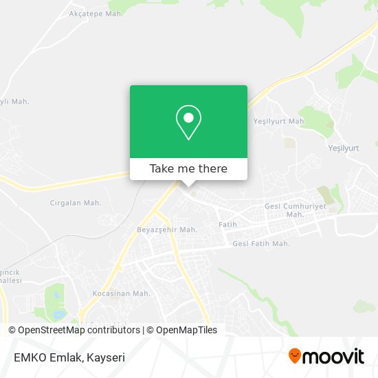 EMKO Emlak map