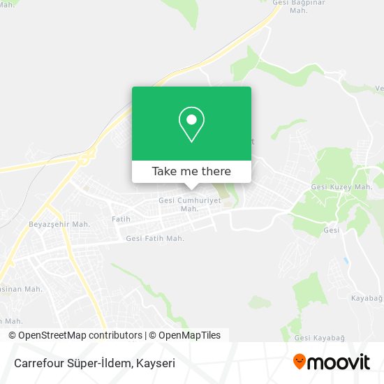 Carrefour Süper-İldem map