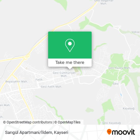 Sarıgül Apartmani/İldem map
