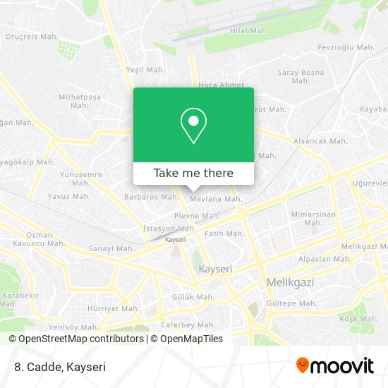 8. Cadde map