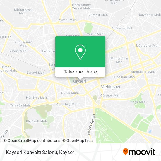 Kayseri Kahvaltı Salonu map
