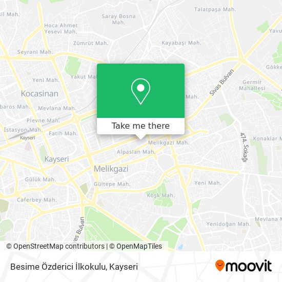 Besime Özderici İlkokulu map