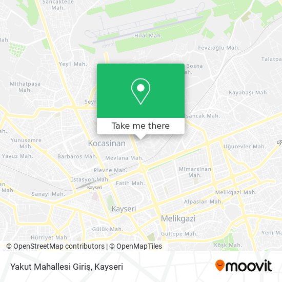 Yakut Mahallesi Giriş map