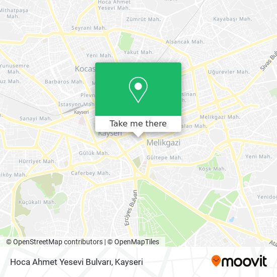 Hoca Ahmet Yesevi Bulvarı map