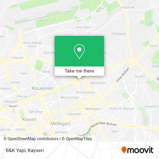 B&K Yapi map