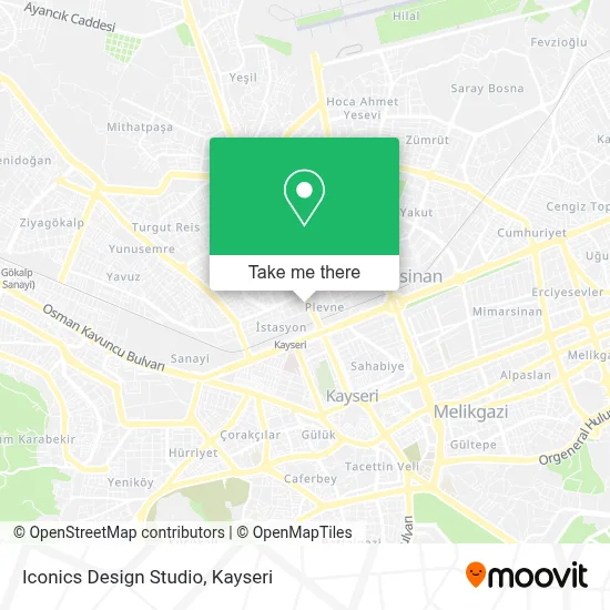 Iconics Design Studio map
