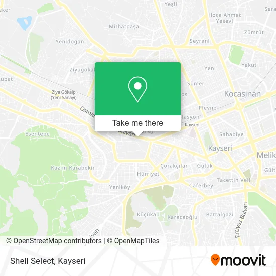 Shell Select map