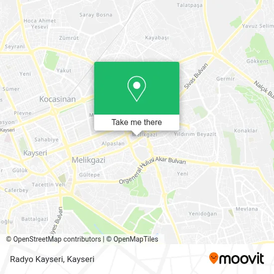 Radyo Kayseri map