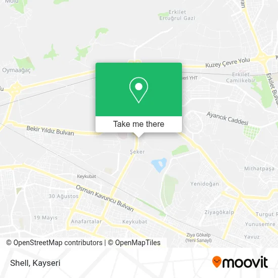 Shell map