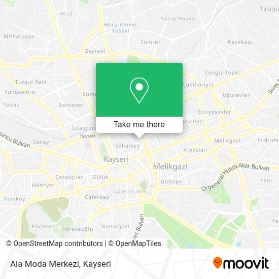 Ala Moda Merkezi map