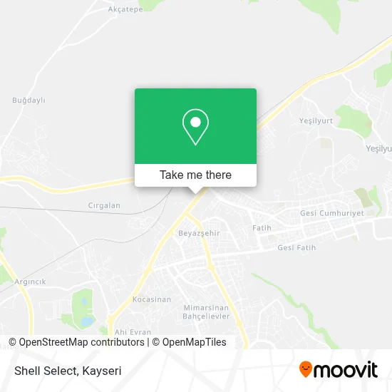 Shell Select map
