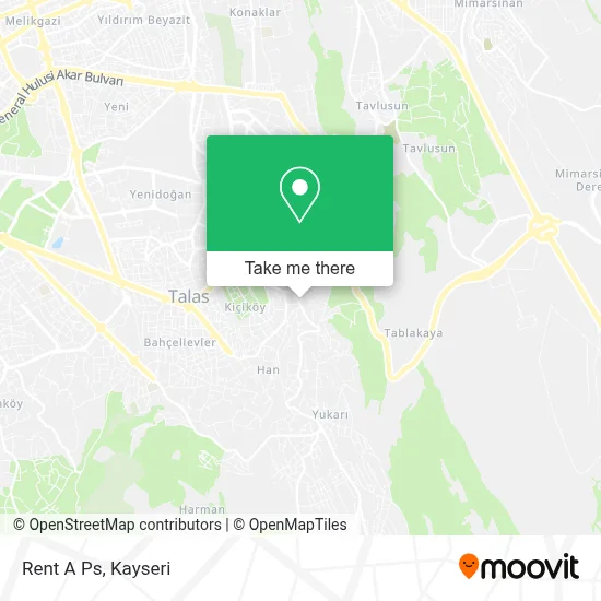 Rent A Ps map