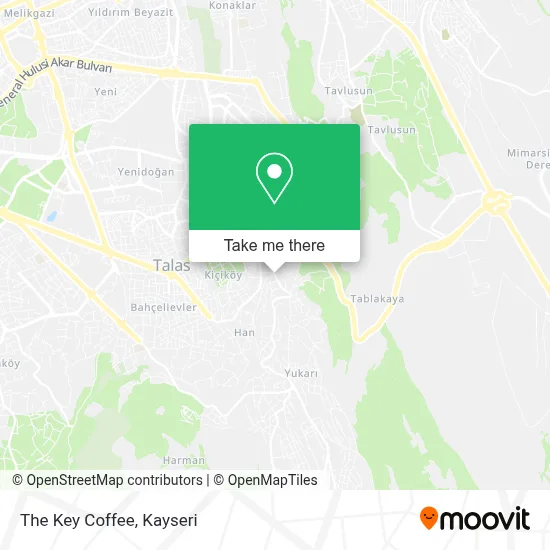 The Key Coffee map