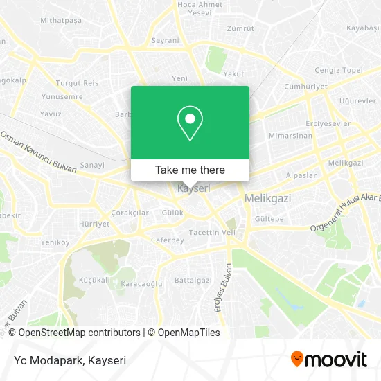 Yc Modapark map