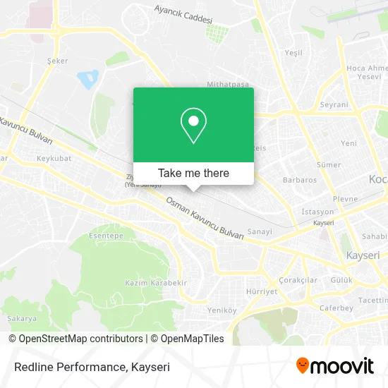 Redline Performance map