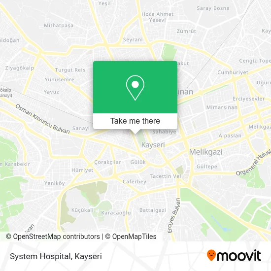 System Hospital map