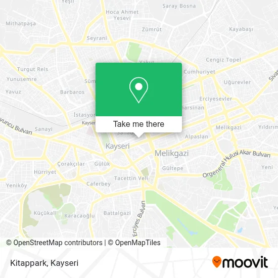 Kitappark map