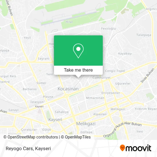 Reyogo Cars map