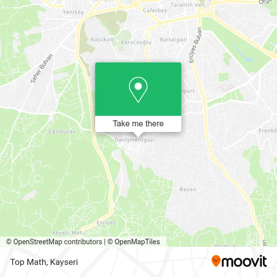 Top Math map