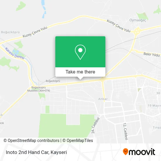 Inoto 2nd Hand Car map