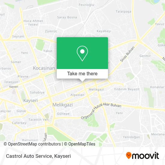 Castrol Auto Service map