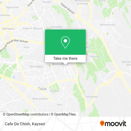 Cafe De Chish map