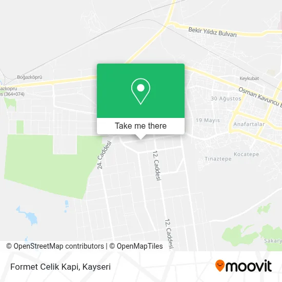 Formet Celik Kapi map