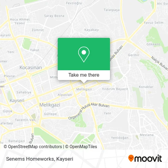 Senems Homeworks map