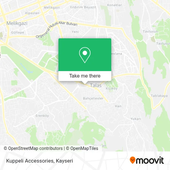 Kuppeli Accessories map