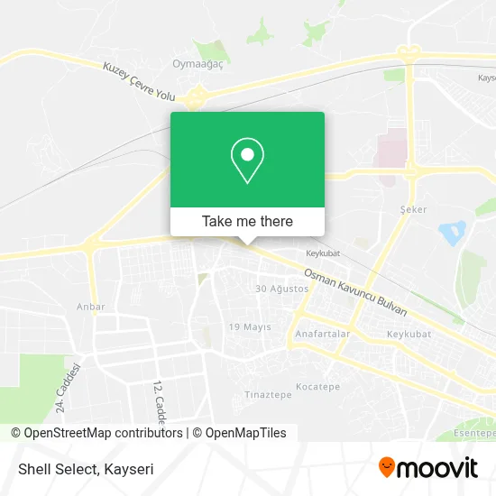 Shell Select map