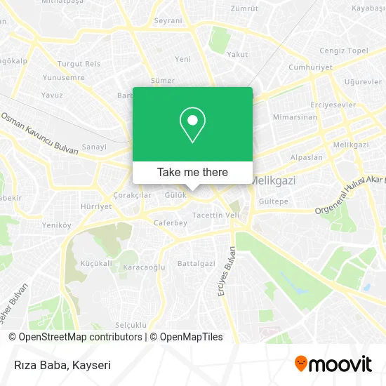 Rıza Baba map
