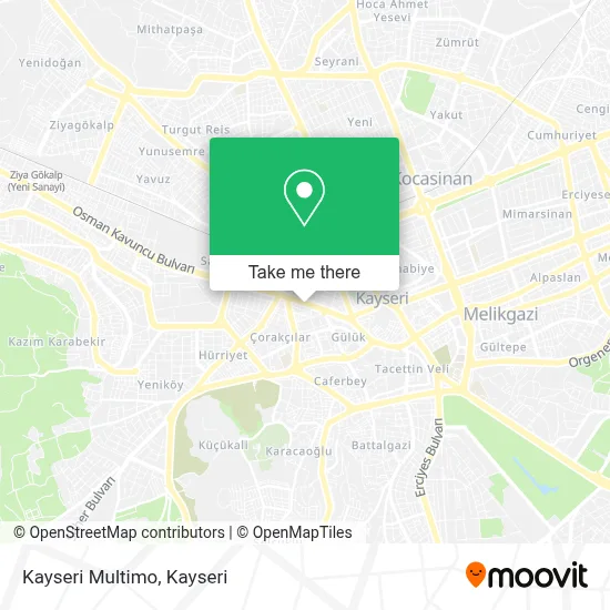 Kayseri Multimo map