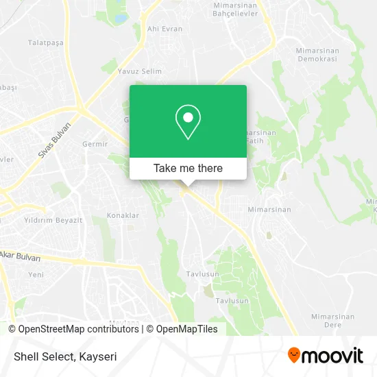 Shell Select map