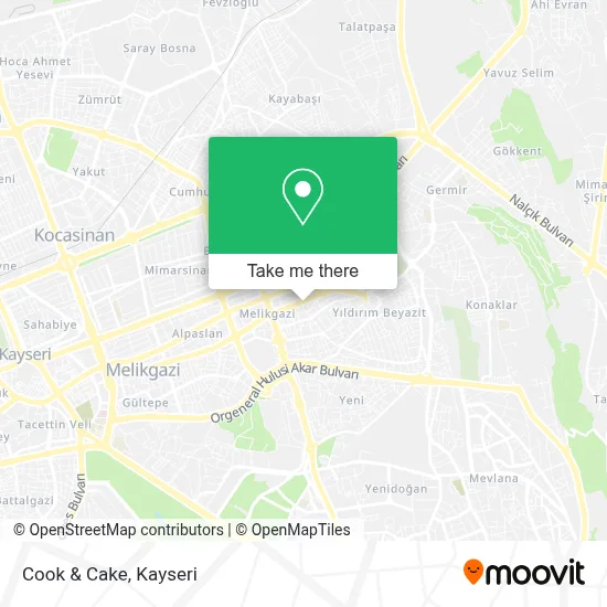 Cook & Cake map