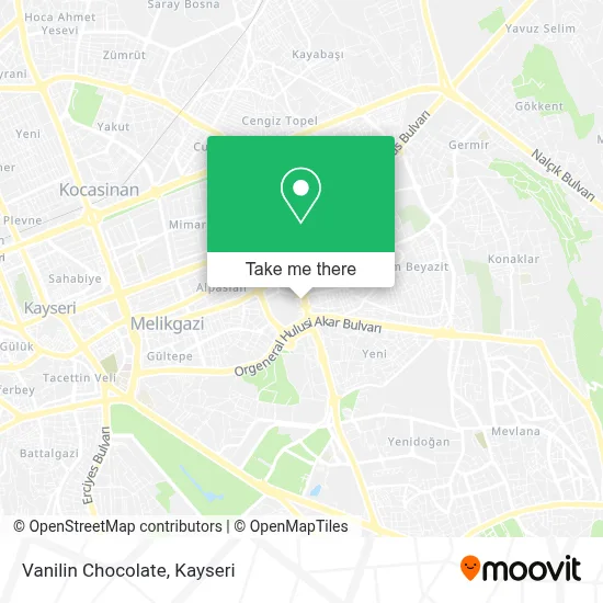 Vanilin Chocolate map
