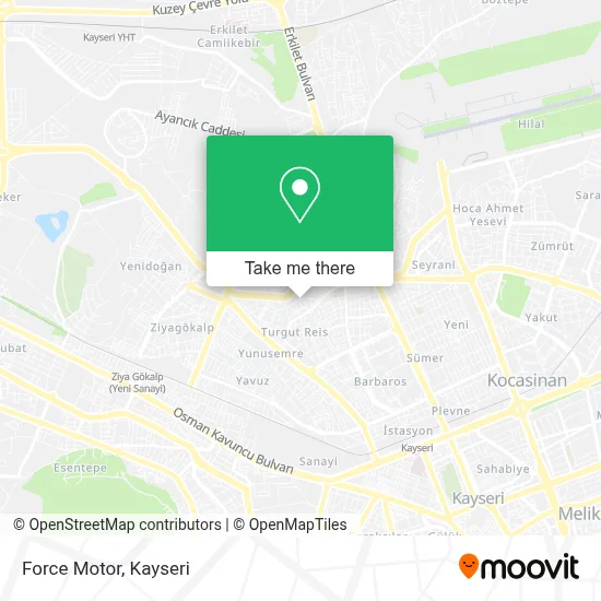 Force Motor map