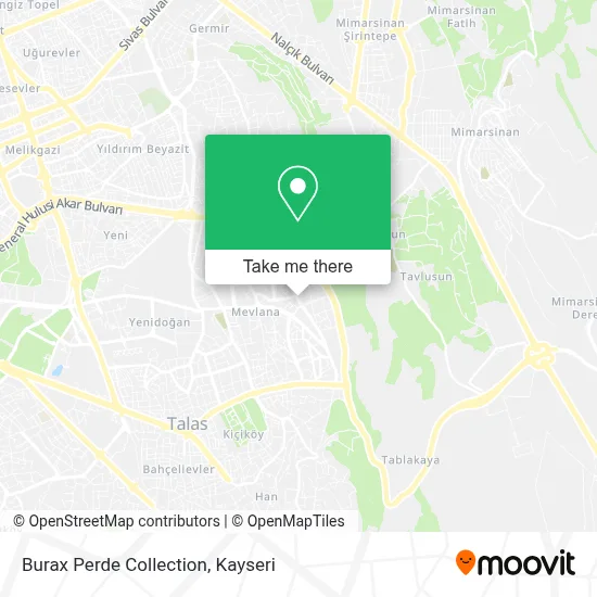 Burax Perde Collection map