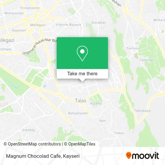 Magnum Chocolad Cafe map