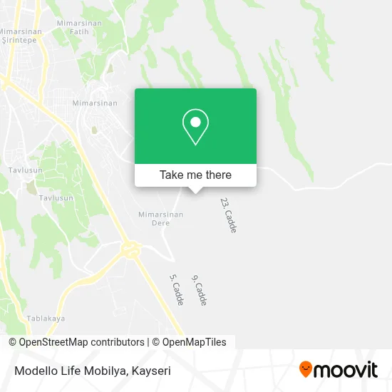 Modello Life Mobilya map