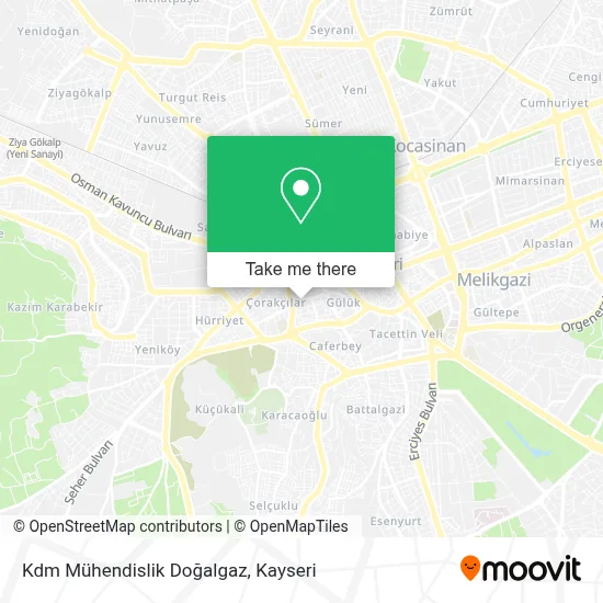 Kdm Mühendislik Doğalgaz map