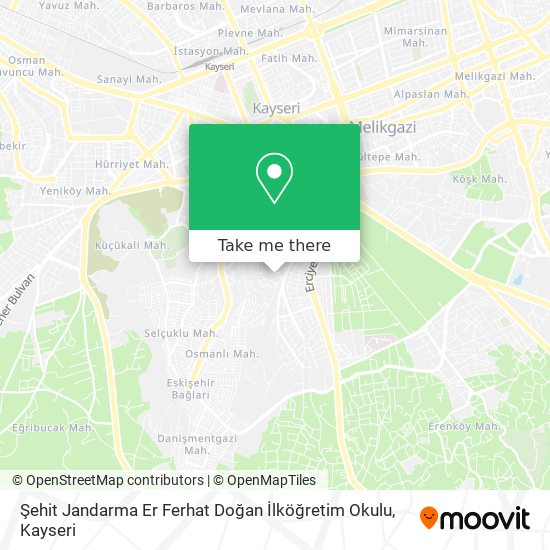 Şehit Jandarma Er Ferhat Doğan İlköğretim Okulu map