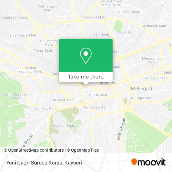 Yeni Çağrı Sürücü Kursu map