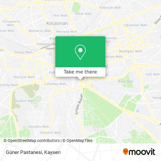 Güner Pastanesi map