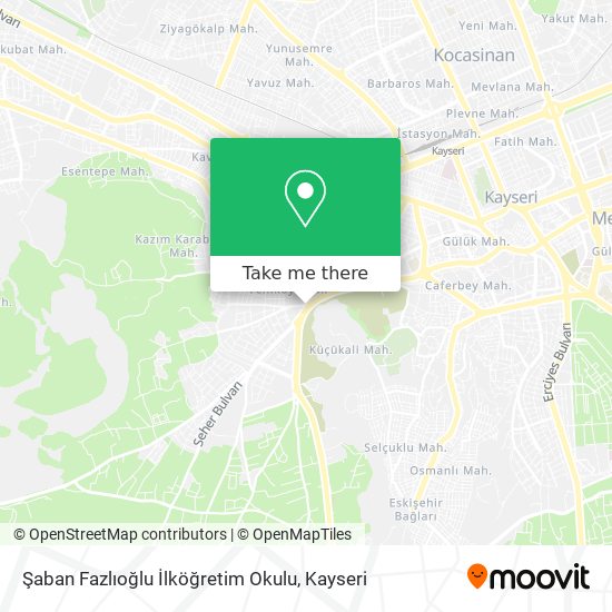 Şaban Fazlıoğlu İlköğretim Okulu map