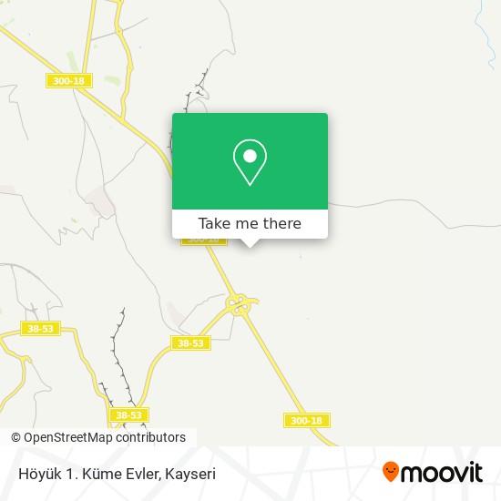 Höyük 1. Küme Evler map