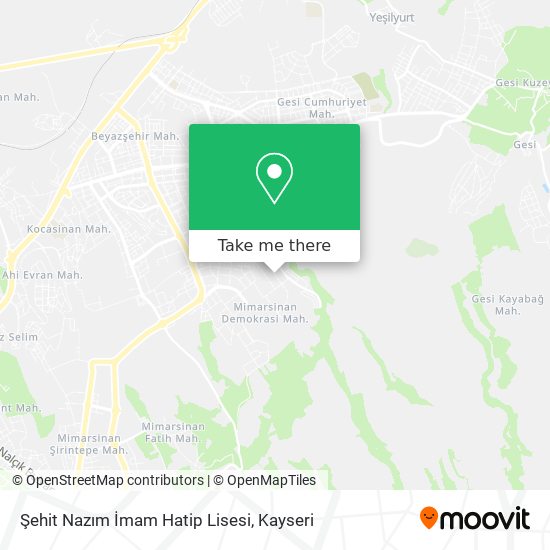 Şehit Nazım İmam Hatip Lisesi map