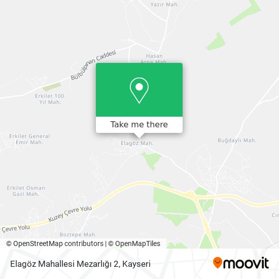 Elagöz Mahallesi Mezarlığı 2 map