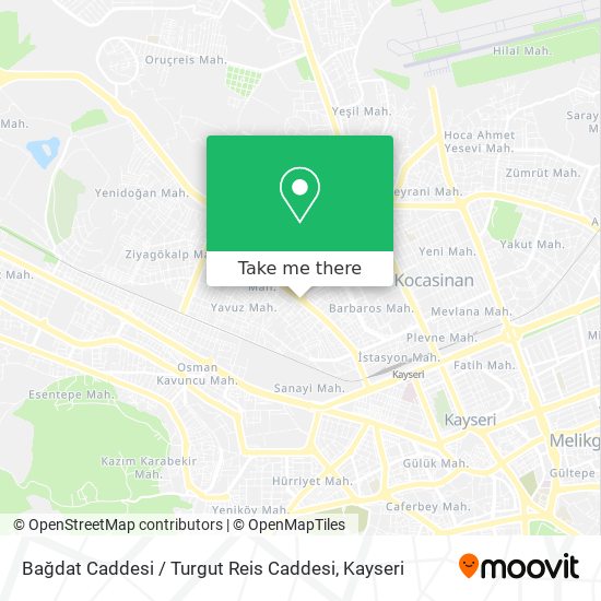 Bağdat Caddesi / Turgut Reis Caddesi map